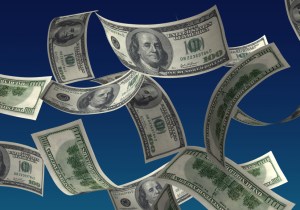 money_falling