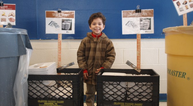 New Rochelle Columbus Kindergarten students Hard At Work For the Environment