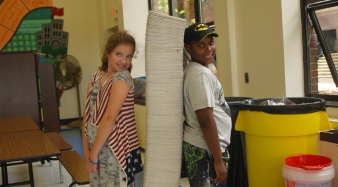 White Plains GW Elementary School Reduces Garbage by 98 %