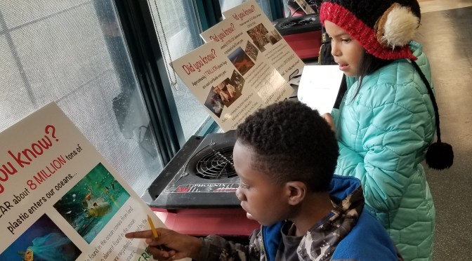 Lunchroom Environmental Scavenger Hunt at New Rochelle Trinity