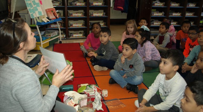 New Rochelle Barnard students are detectives of packaging material