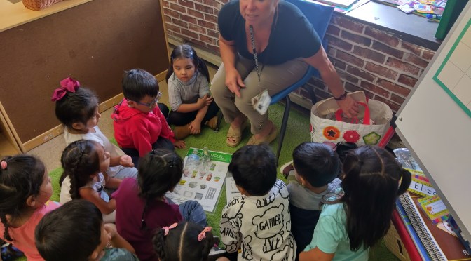 White Plains littlest ones are learning how to sort recyclables